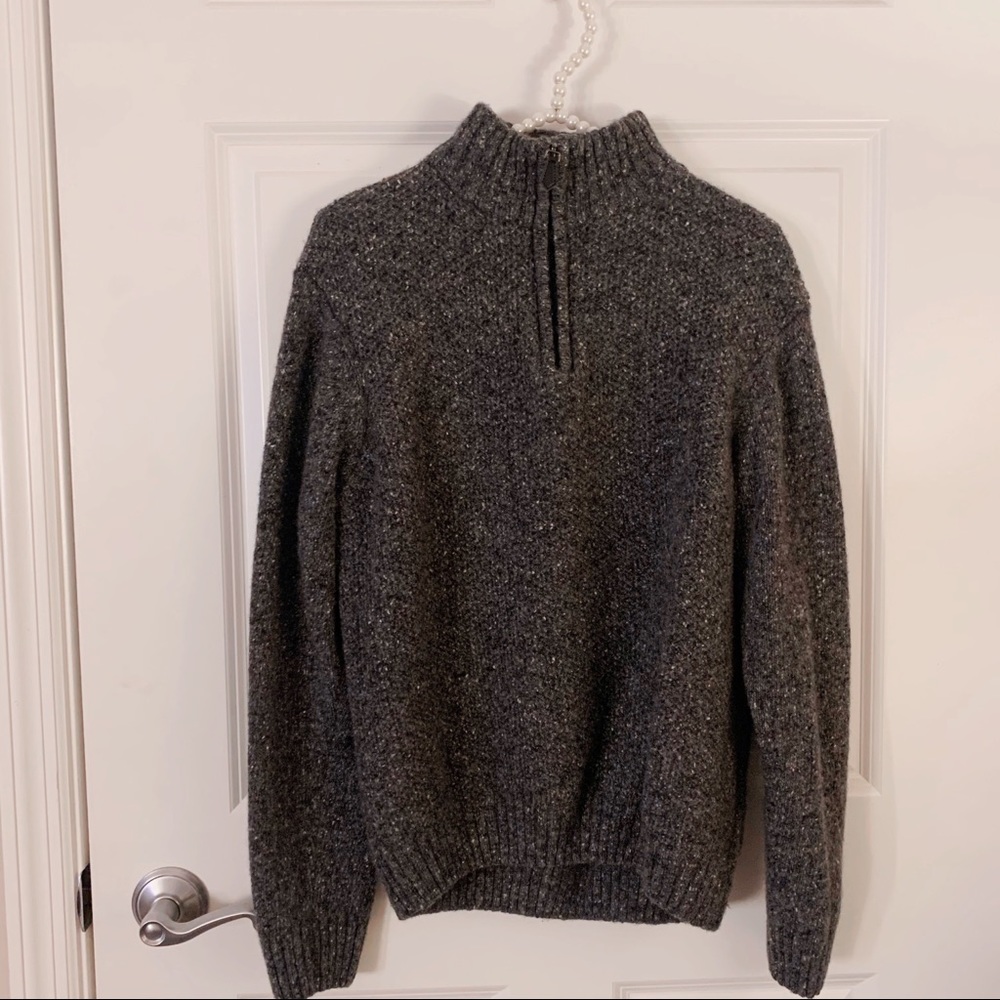 Men’s Cashmere Quarter-Zip Sweater